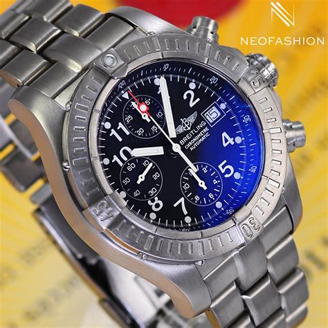 breitling super avenger titanium e13360|used Breitling super avenger e13360.